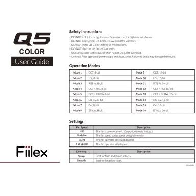 FIILEX-Q5 Color Led - Image 2