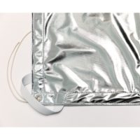 TEXTILE-4X4m 12X12 inch Reflector Lame Silver