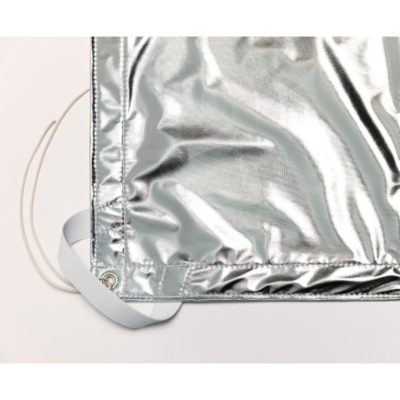 TEXTILE-2X2m 6X6 inch Silver Lame